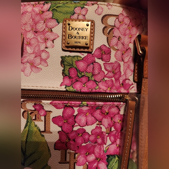 Dooney & Bourke Floral Shoulder Bag - Picture 9 of 11